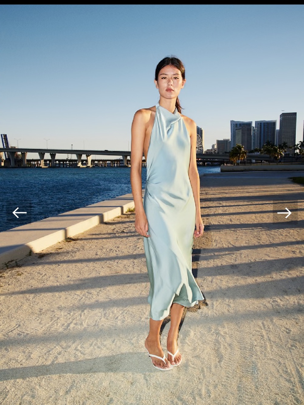 ARITZIA | Babaton Audience Satin Halter Dress